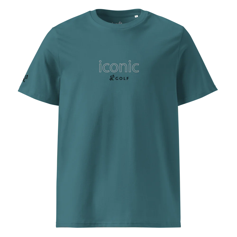 Organic Ribbed Neck T-Shirt | ICONIC- SB Golf