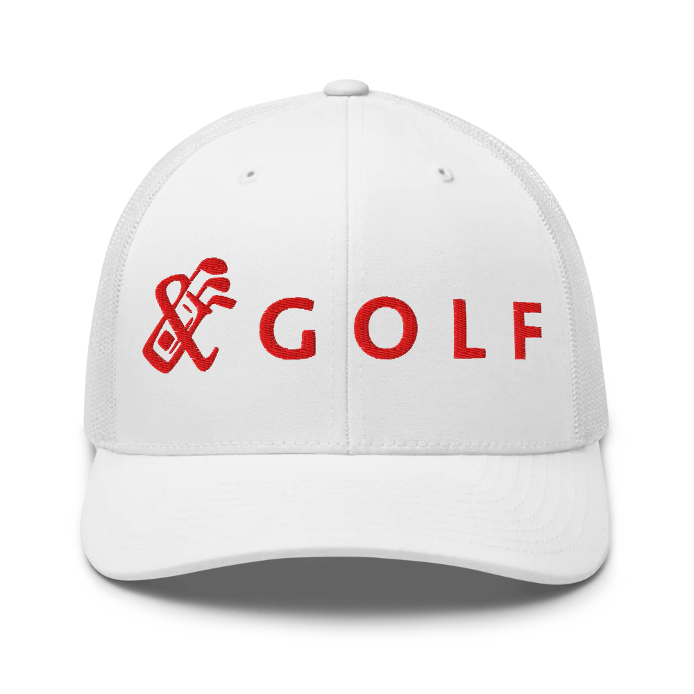 Retro Trucker Hat | LOGO GOLF- Sticks & Bag Golf