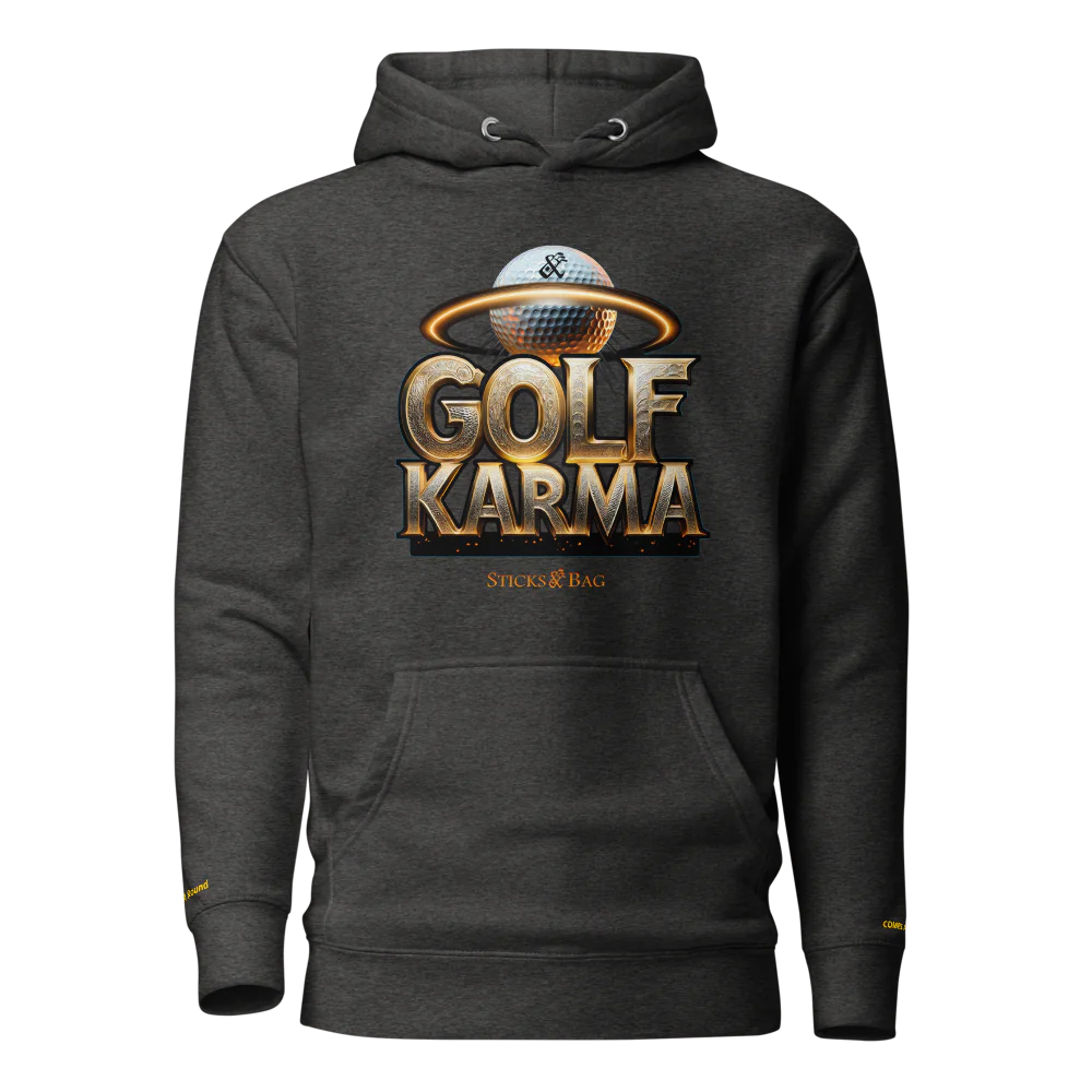 Premium Hoodie | Golf Karma- Sticks & Bag Golf