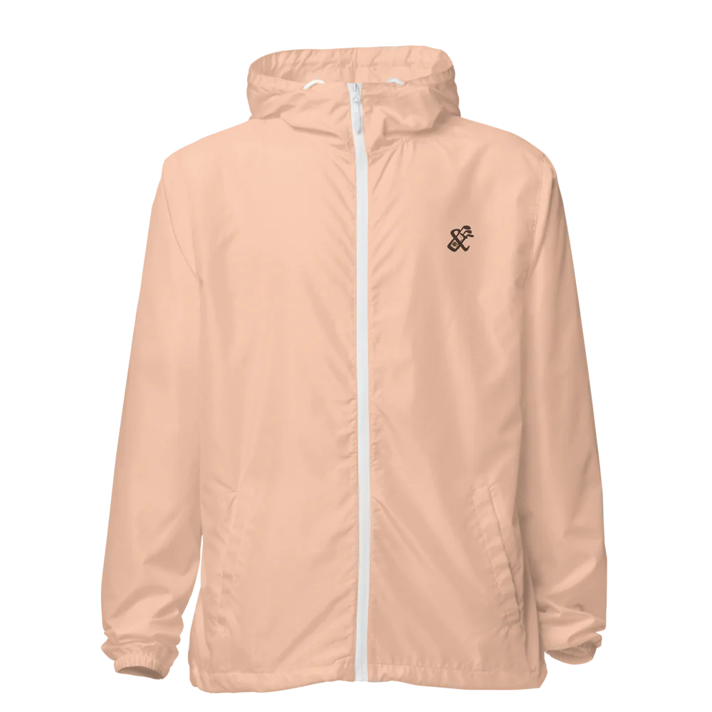 Lightweight Zip Up Windbreaker | ICONIC- Sticks & Bag Golf