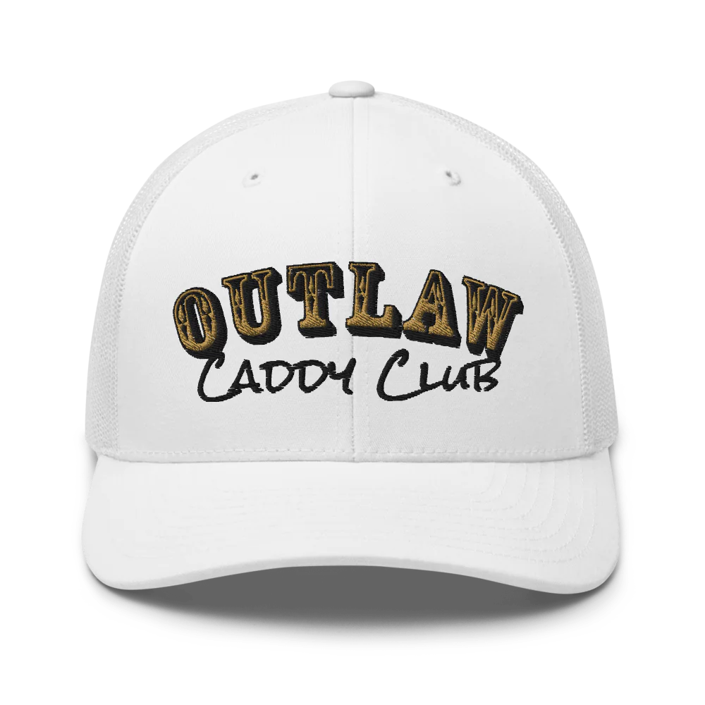 Retro Trucker Hat | Outlaw Caddy Club- Sticks & Bag Golf