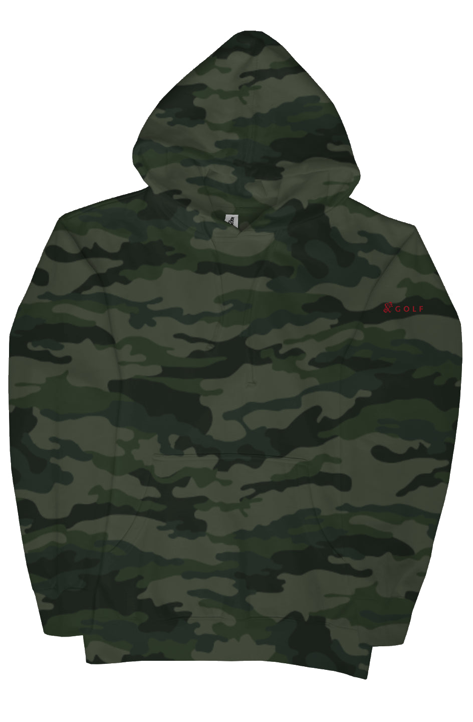 Camo Independent Heavyweight Hoodie- STICKS AND BAG GOLF