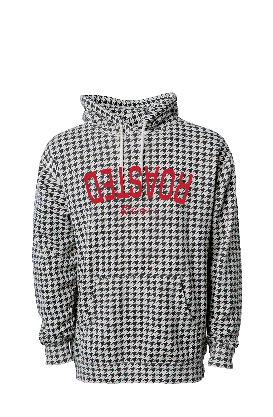 Houndstooth Hoodie- ROASTED- Sticks & Bag Golf