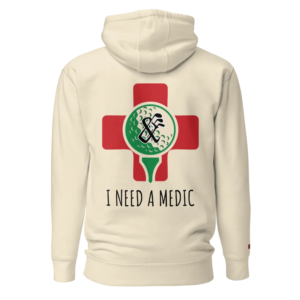 Premium Hoodie | I Need A Medic- Sticks & Bag Golf