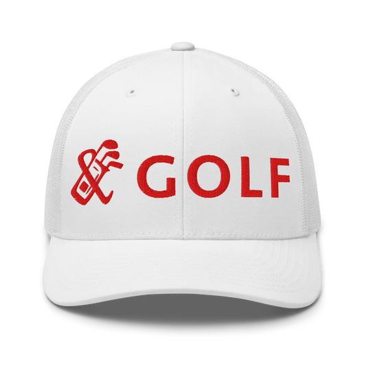 Retro Trucker Hat | Sticks & bag- Logo Golf