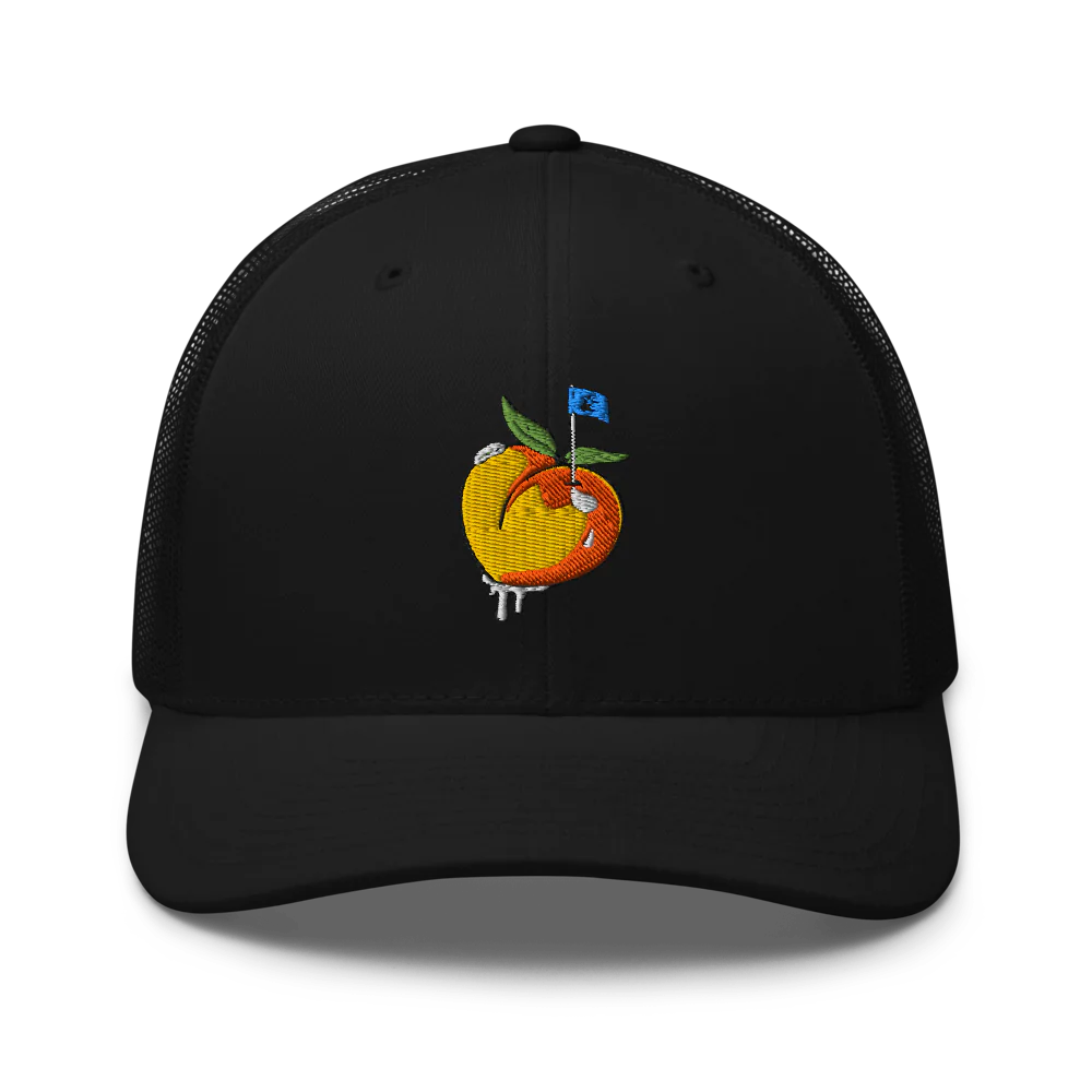 Retro Trucker Hat | Peachy- Sticks & Bag Golf