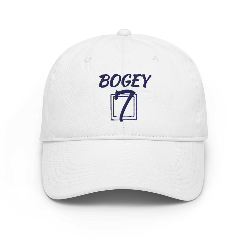 Champion Dad Hat- Bogey 7- Sticks & Bag Golf
