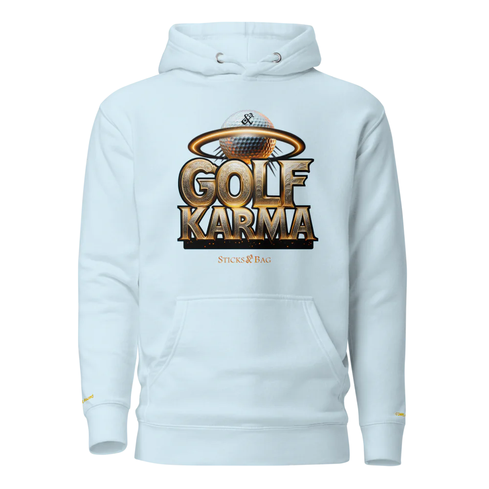 Premium Hoodie | Golf Karma- Sticks & Bag Golf
