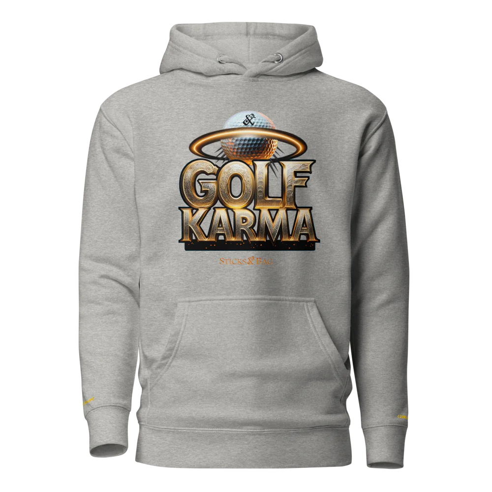 Premium Hoodie | Golf Karma- Sticks & Bag Golf