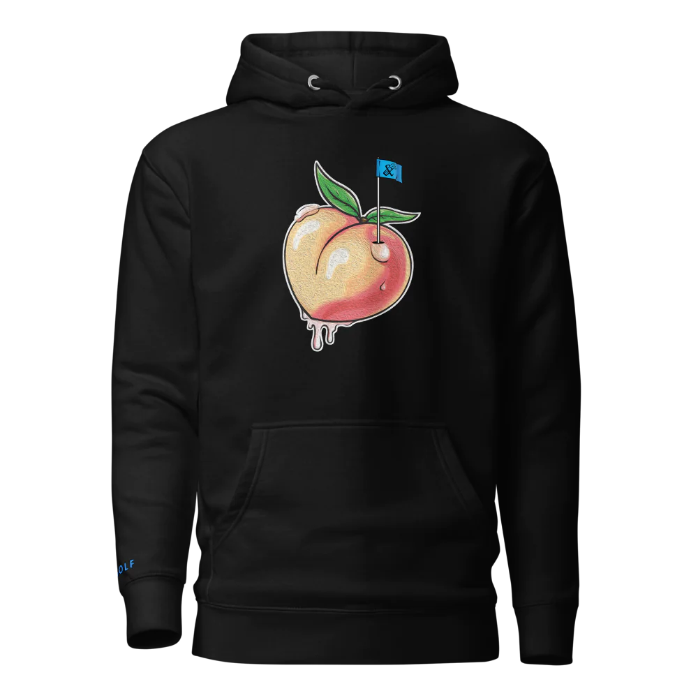 Premium Hoodie | The Peach-Sticks & Bag Golf