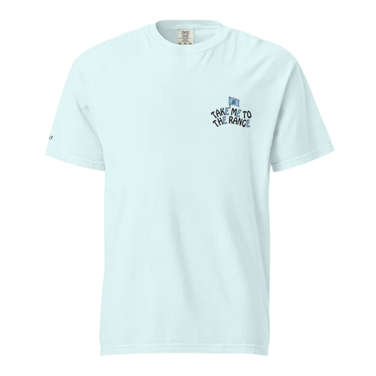 Heavyweight T-Shirt | Take Me To The Range- Sticks & Bag Golf