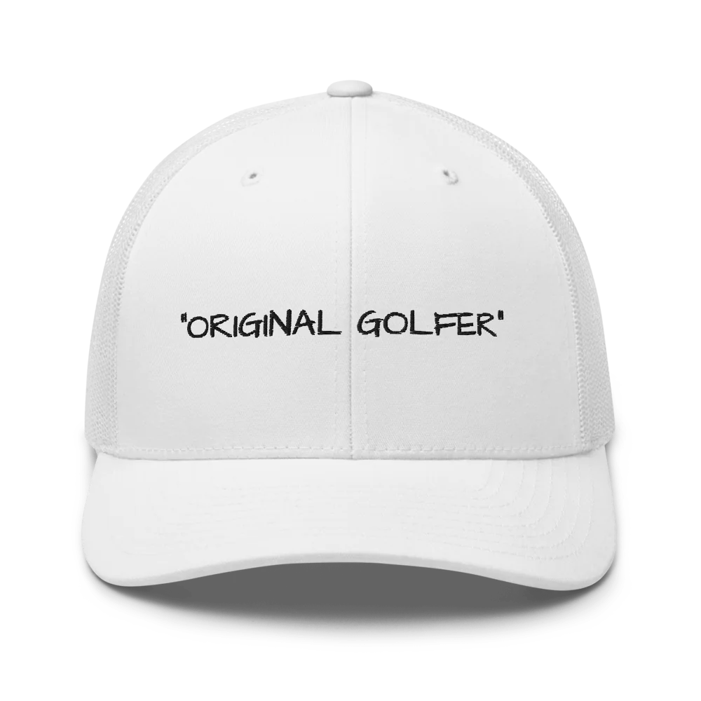 Retro Trucker Hat | Original Golfer- Sticks & Bag Golf
