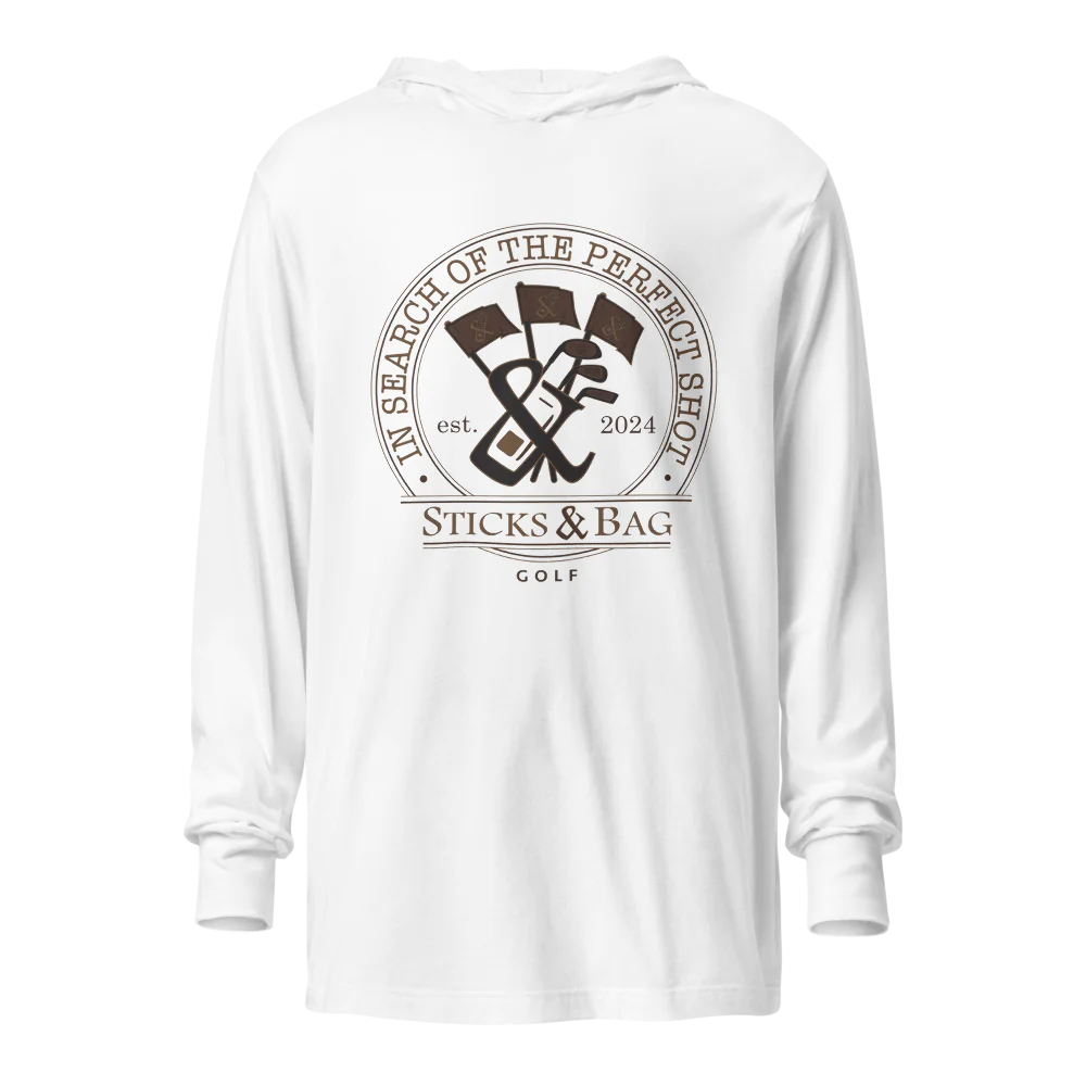 Hooded Long Sleeve Tee | "ISOTPS" Sticks & Bag Golf