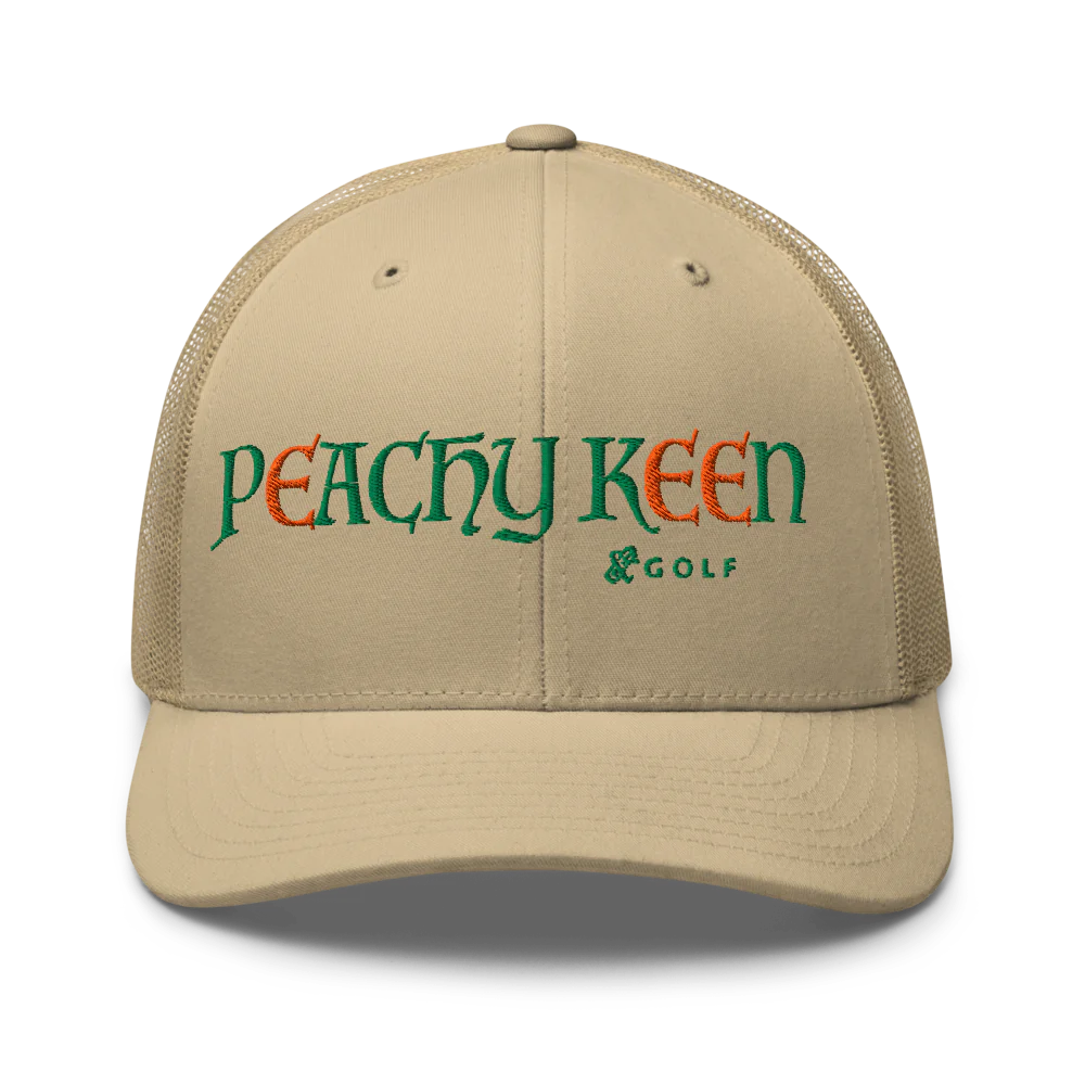 Retro Trucker Hat | Peachy Keen- Sticks & Bag Golf