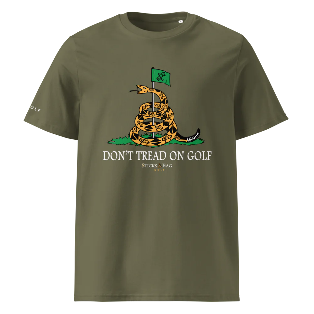 Organic Cotton T-Shirt | DTOM- Sticks & bag Golf