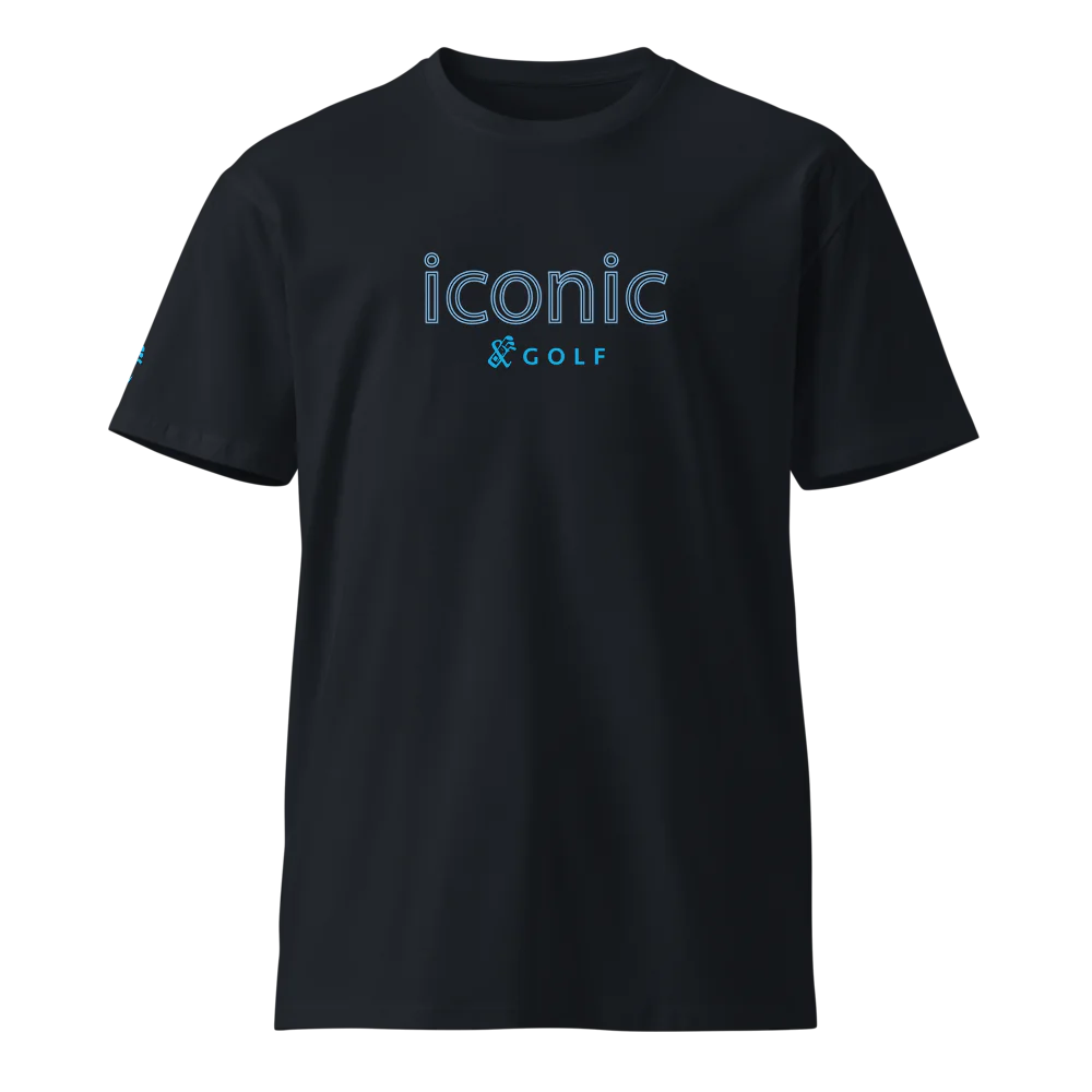 Premium T-Shirt | ICONIC- Sticks & Bag Golf
