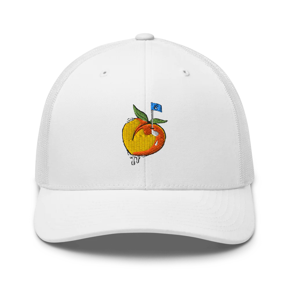 Retro Trucker Hat | Peachy- Sticks & Bag Golf