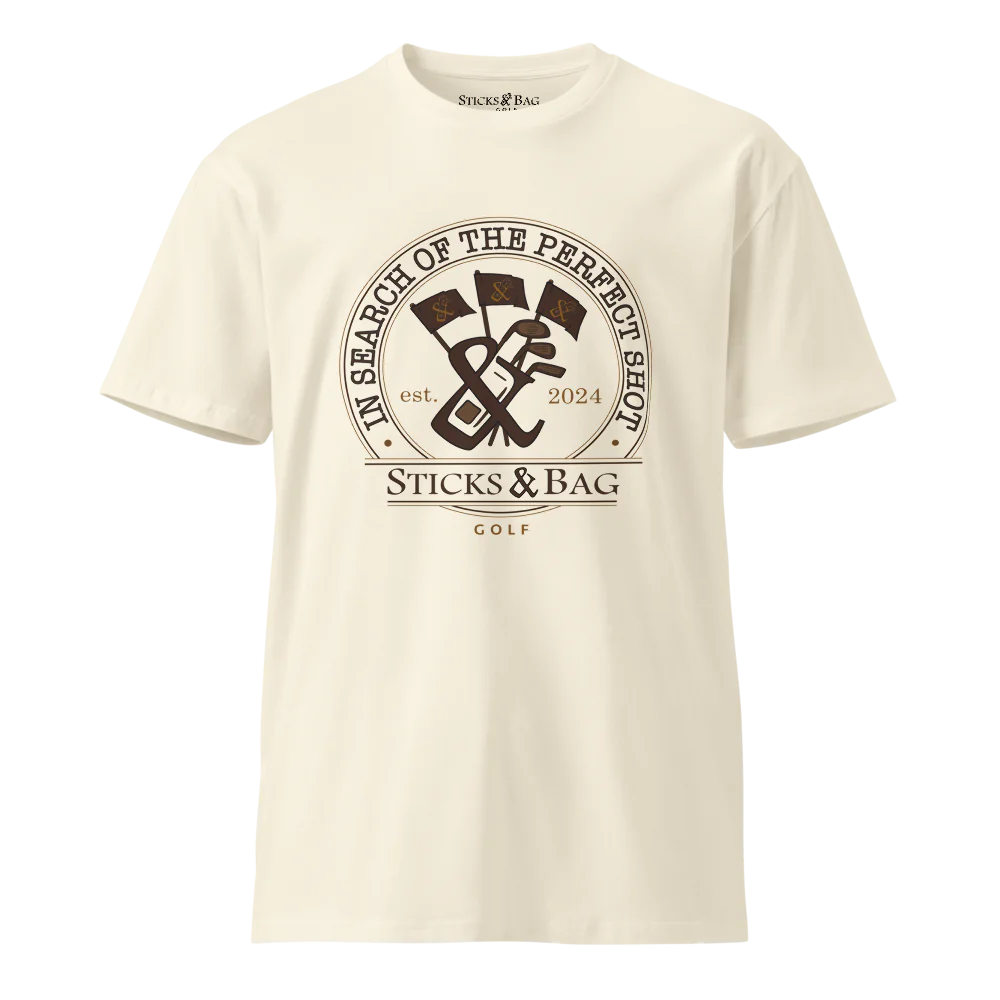 Premium T-Shirt | Perfect Shot- Sticks & Bag Golf