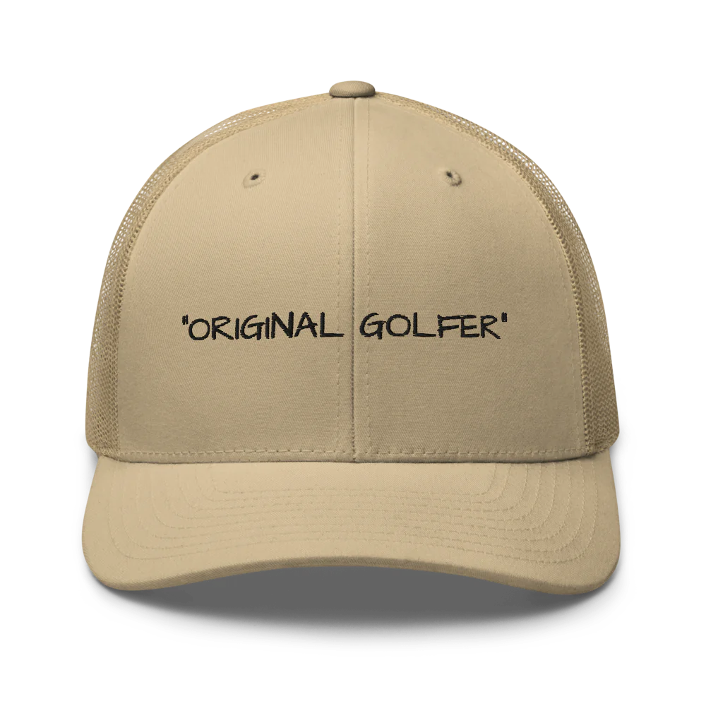 Retro Trucker Hat | Original Golfer- Sticks & Bag Golf