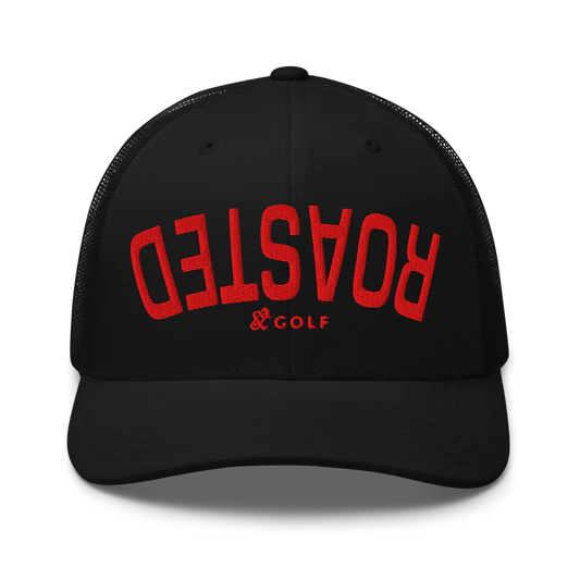 Retro Trucker Hat | ROASTED Sticks & Bag Golf