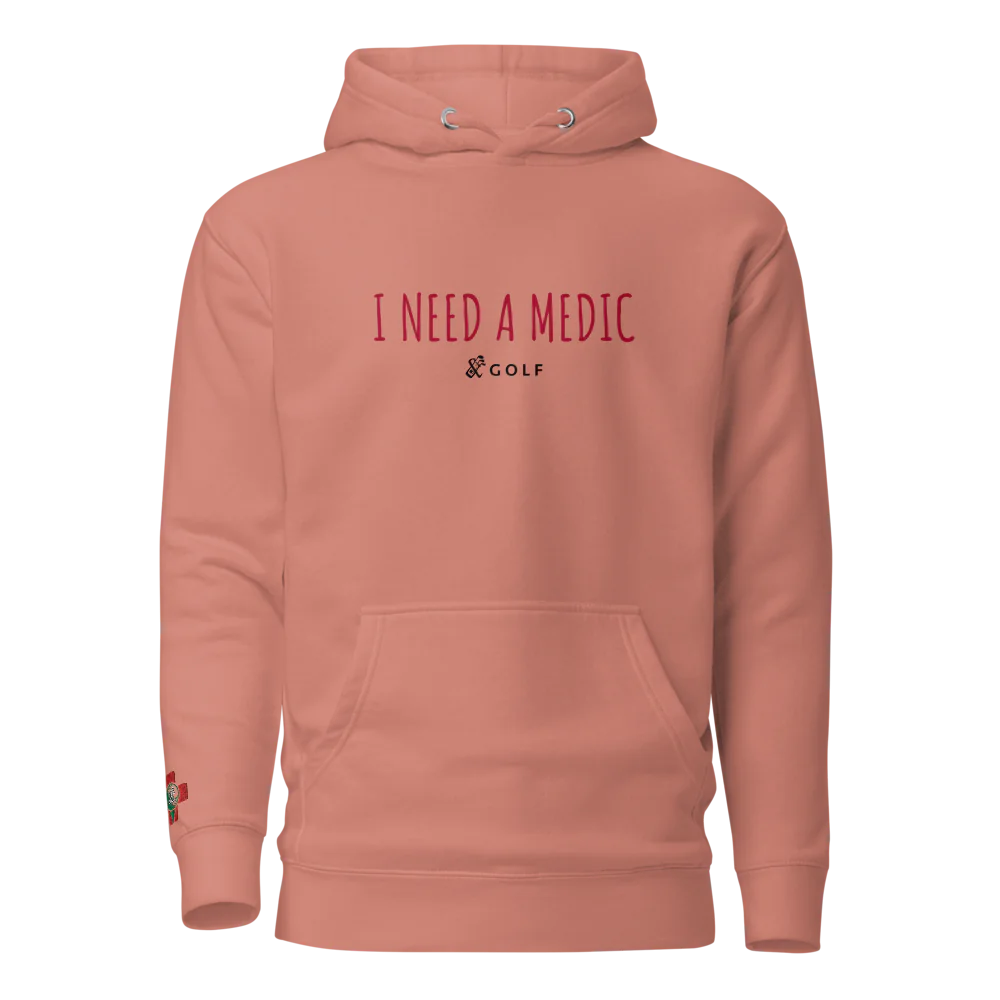 Premium Hoodie | I Need A Medic- Sticks & Bag Golf