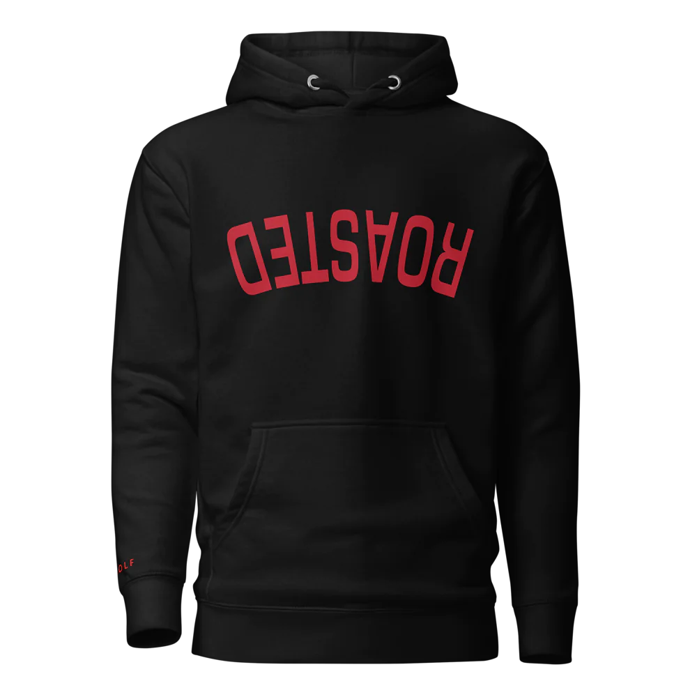 Premium Hoodie | RED Roasted- Sticks & Bag Golf