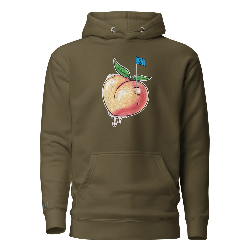 Premium Hoodie | The Peach-Sticks & Bag Golf
