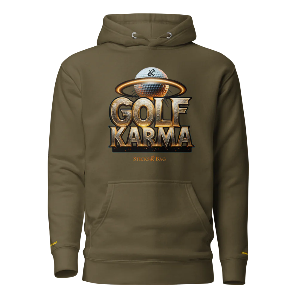 Premium Hoodie | Golf Karma- Sticks & Bag Golf