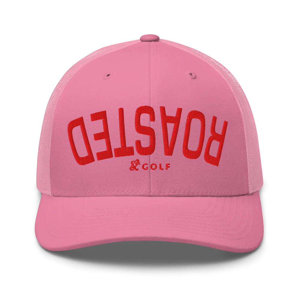 Retro Trucker Hat | ROASTED Sticks & Bag Golf