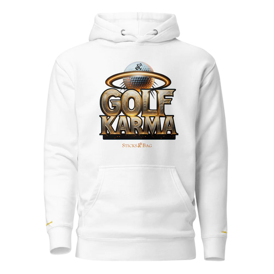 Premium Hoodie | Golf Karma- Sticks & Bag Golf