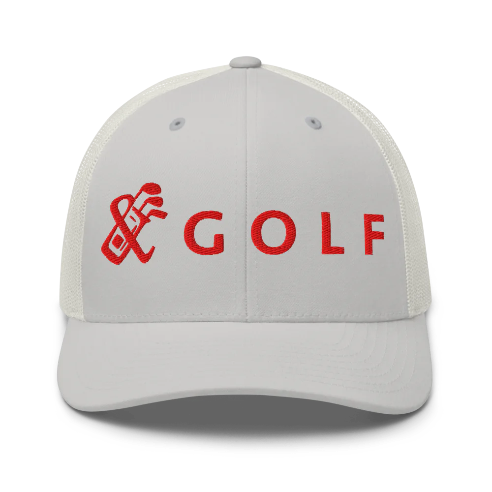 Retro Trucker Hat | LOGO GOLF- Sticks & Bag Golf
