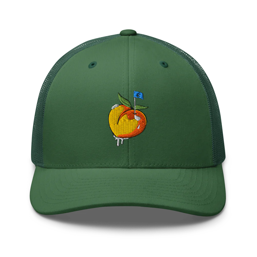 Retro Trucker Hat | Peachy- Sticks & Bag Golf