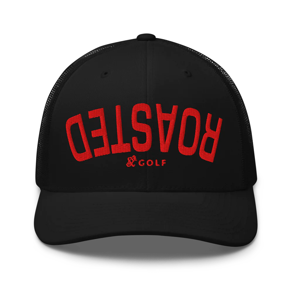 Retro Trucker Hat | ROASTED Sticks & Bag Golf