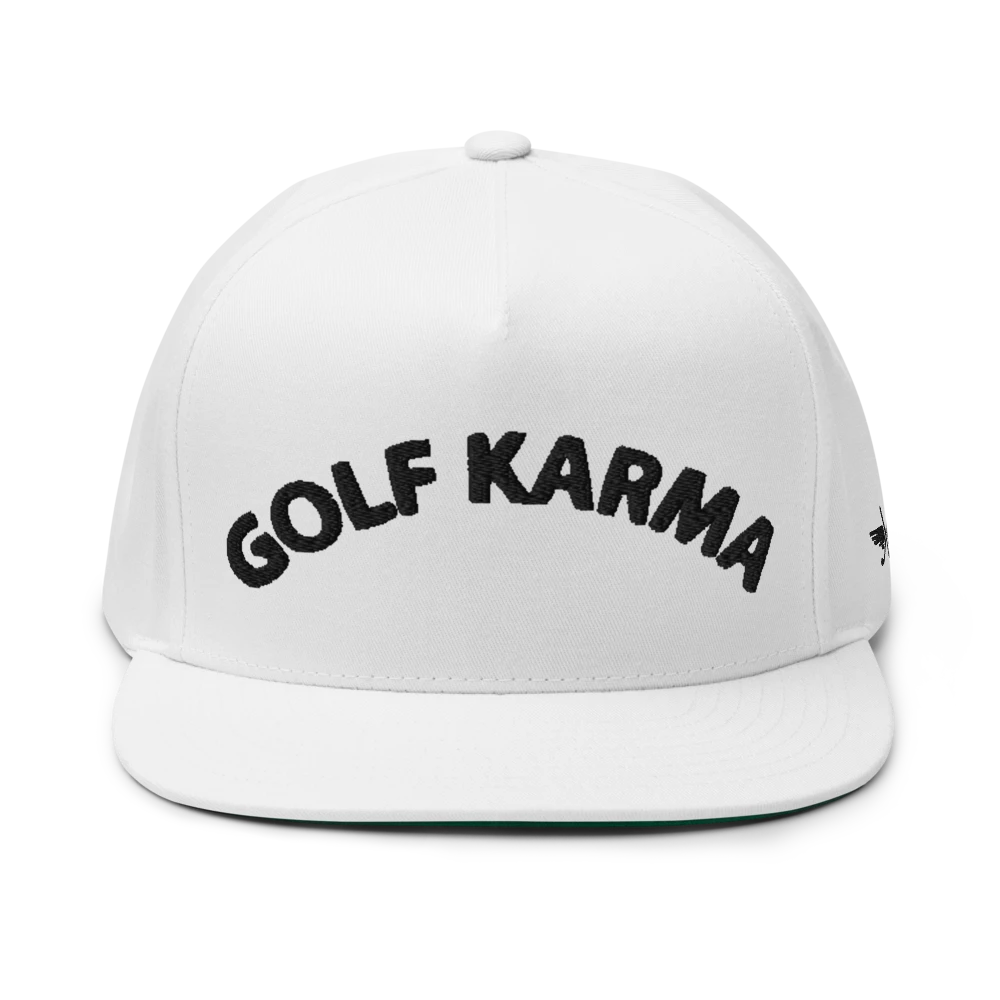 Flat Bill Cap | GOLF KARMA