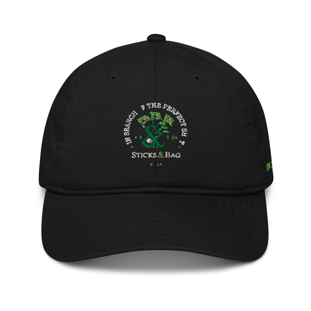 Organic Golf Cap | "ISOTPS" sticks & Bag Golf