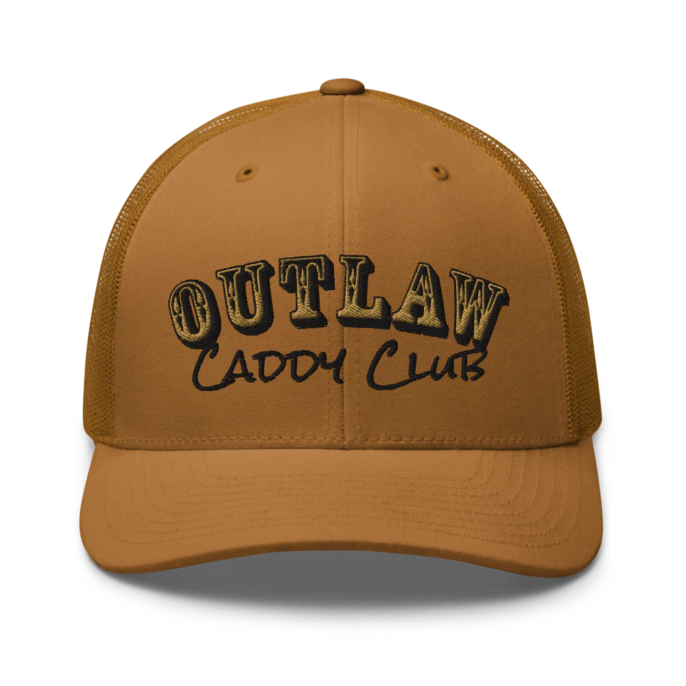 Retro Trucker Hat | Outlaw Caddy Club- Sticks & Bag Golf