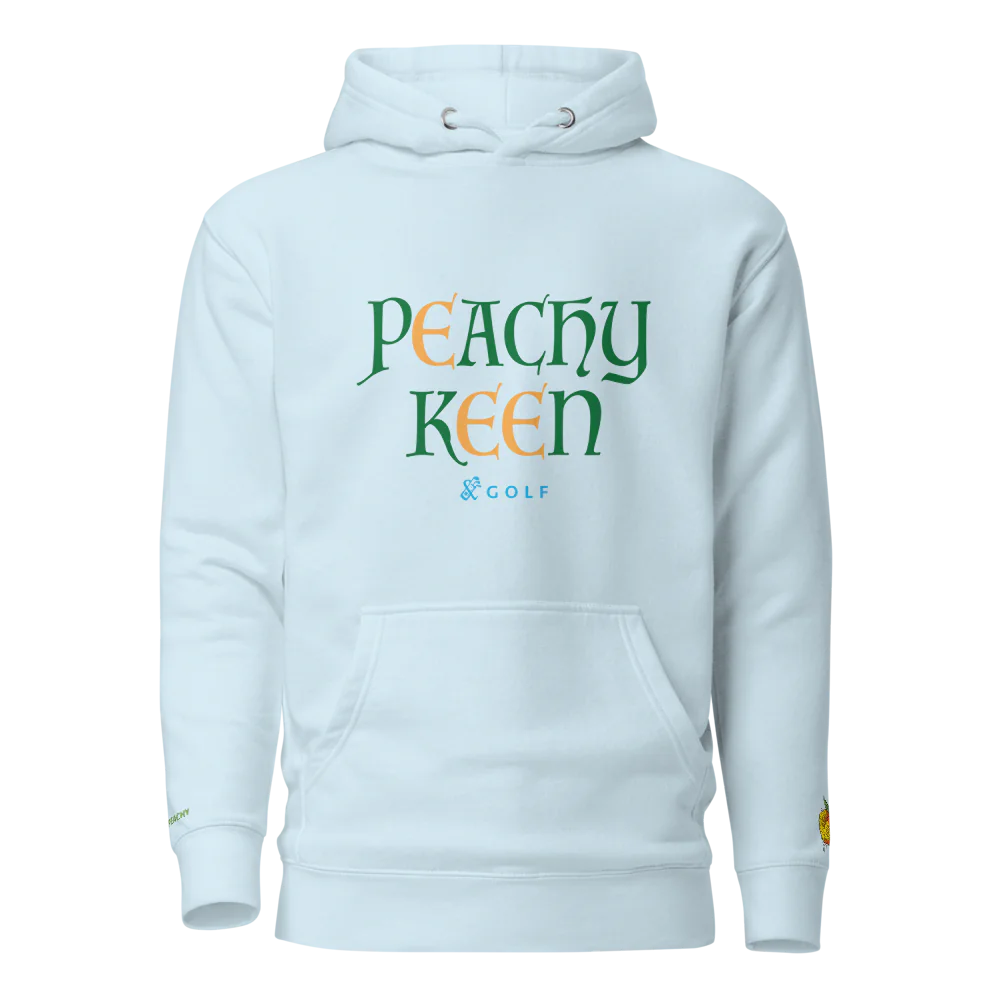 Premium Hoodie | Peachy Keen- Sticks & Bag Golf