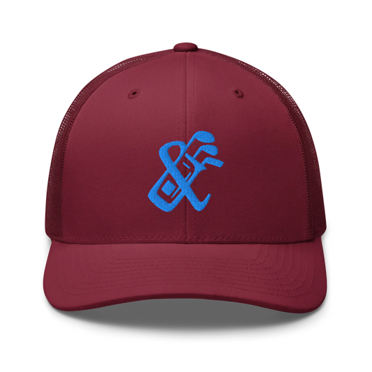 Retro Trucker Hat | LOGO- Sticks & Bag Golf