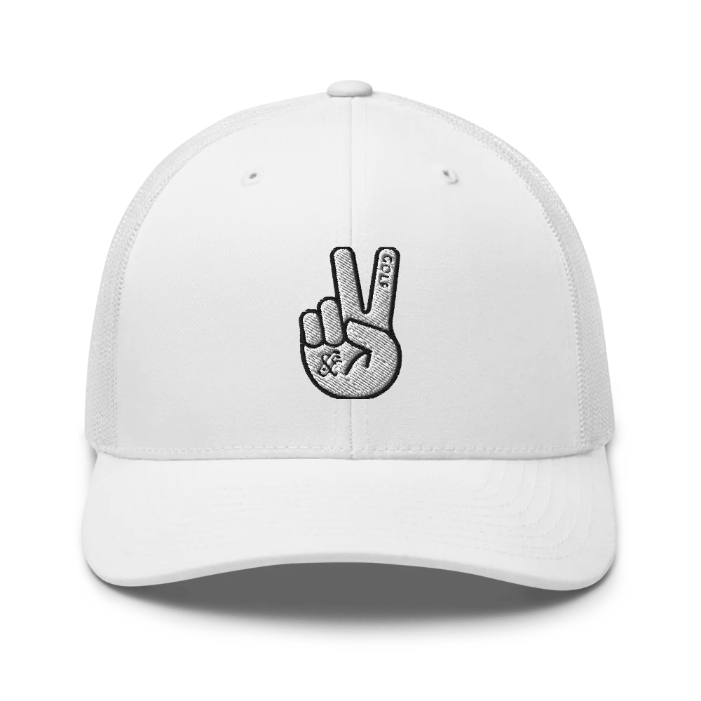 Retro Trucker Hat | Make Peace Not Bogey's