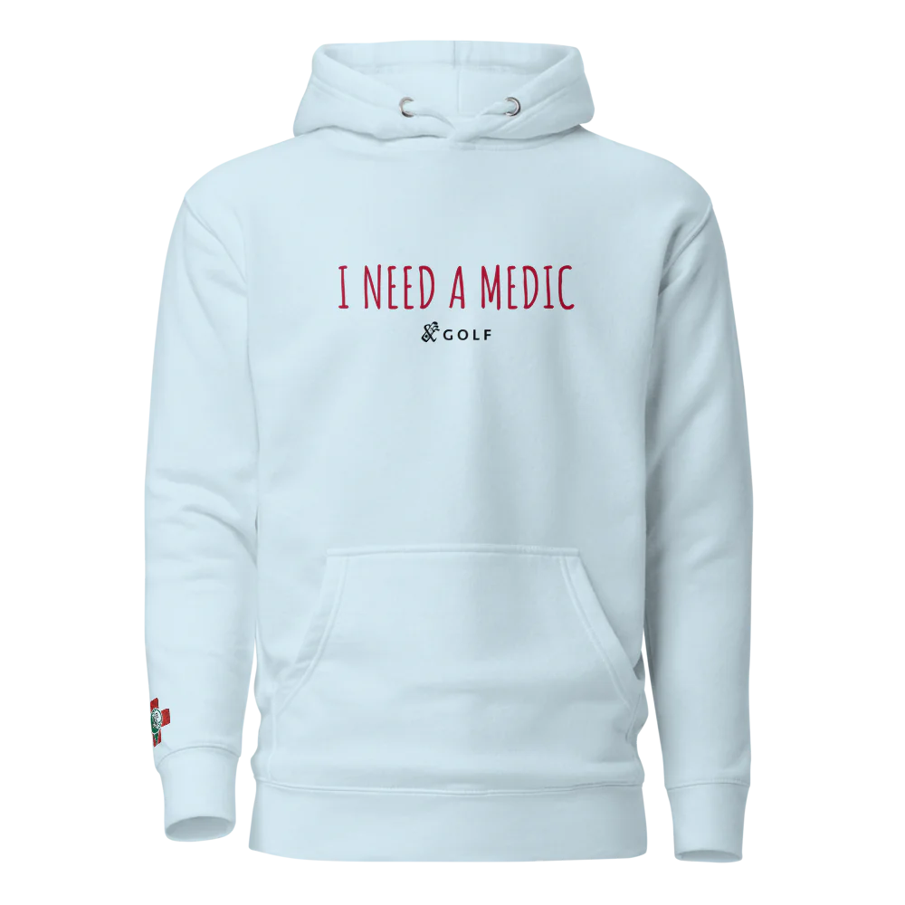 Premium Hoodie | I Need A Medic- Sticks & Bag Golf