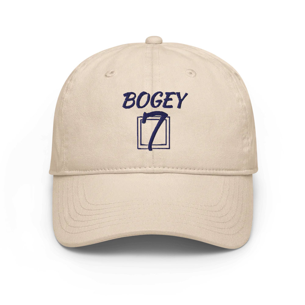 Champion Dad Hat- Bogey 7- Sticks & Bag Golf