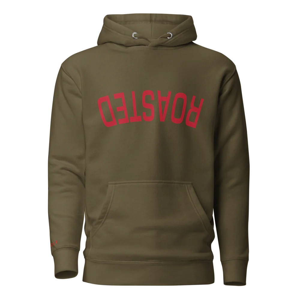Premium Hoodie | RED Roasted- Sticks & Bag Golf