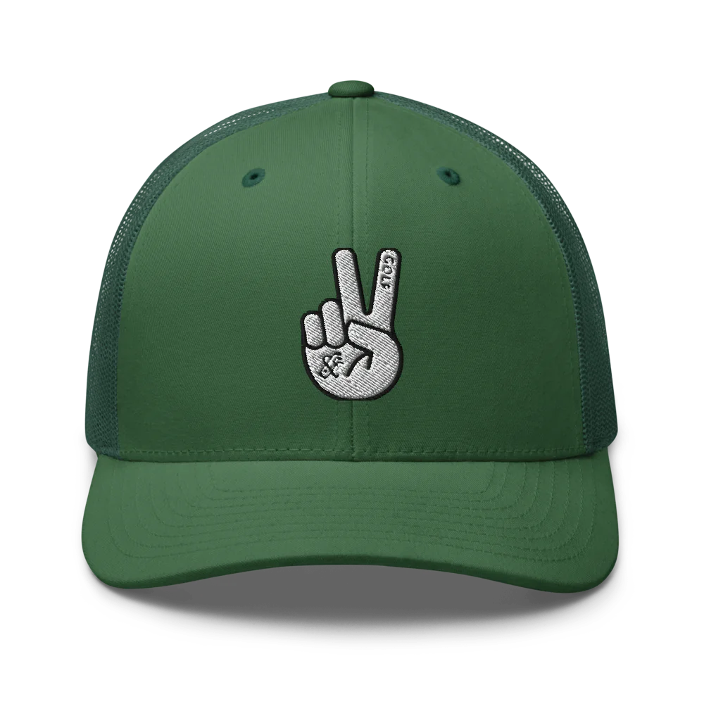 Retro Trucker Hat | Make Peace Not Bogey's