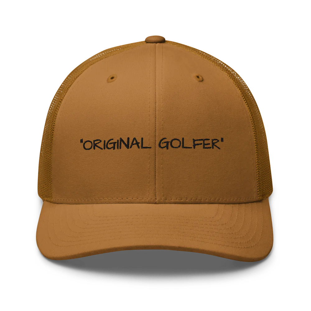 Retro Trucker Hat | Original Golfer- Sticks & Bag Golf