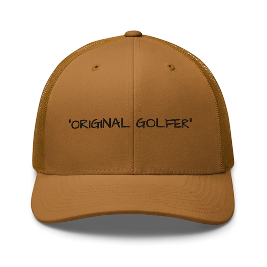 Retro Trucker Hat | Original Golfer- Sticks & Bag Golf