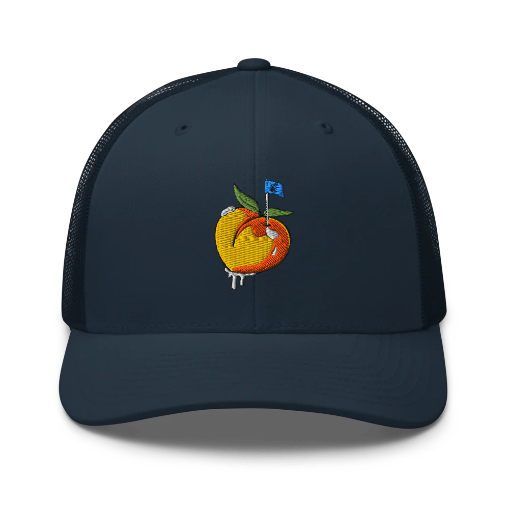 Retro Trucker Hat | Peachy- Sticks & Bag Golf