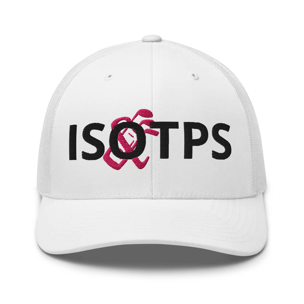 Retro Trucker Hat | "ISOTPS"- Sticks & Bag Golf