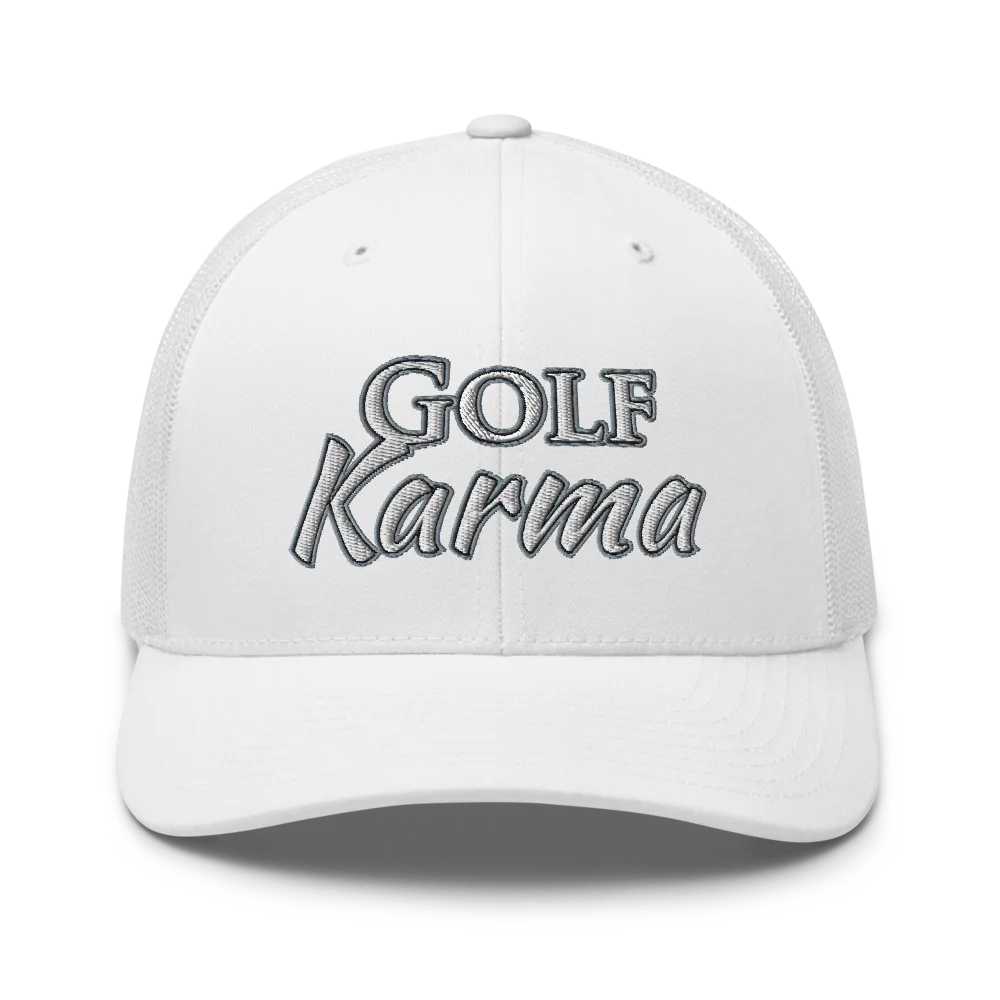 Retro Trucker Hat | Golf Karma(Ghost) Sticks & Bag Golf