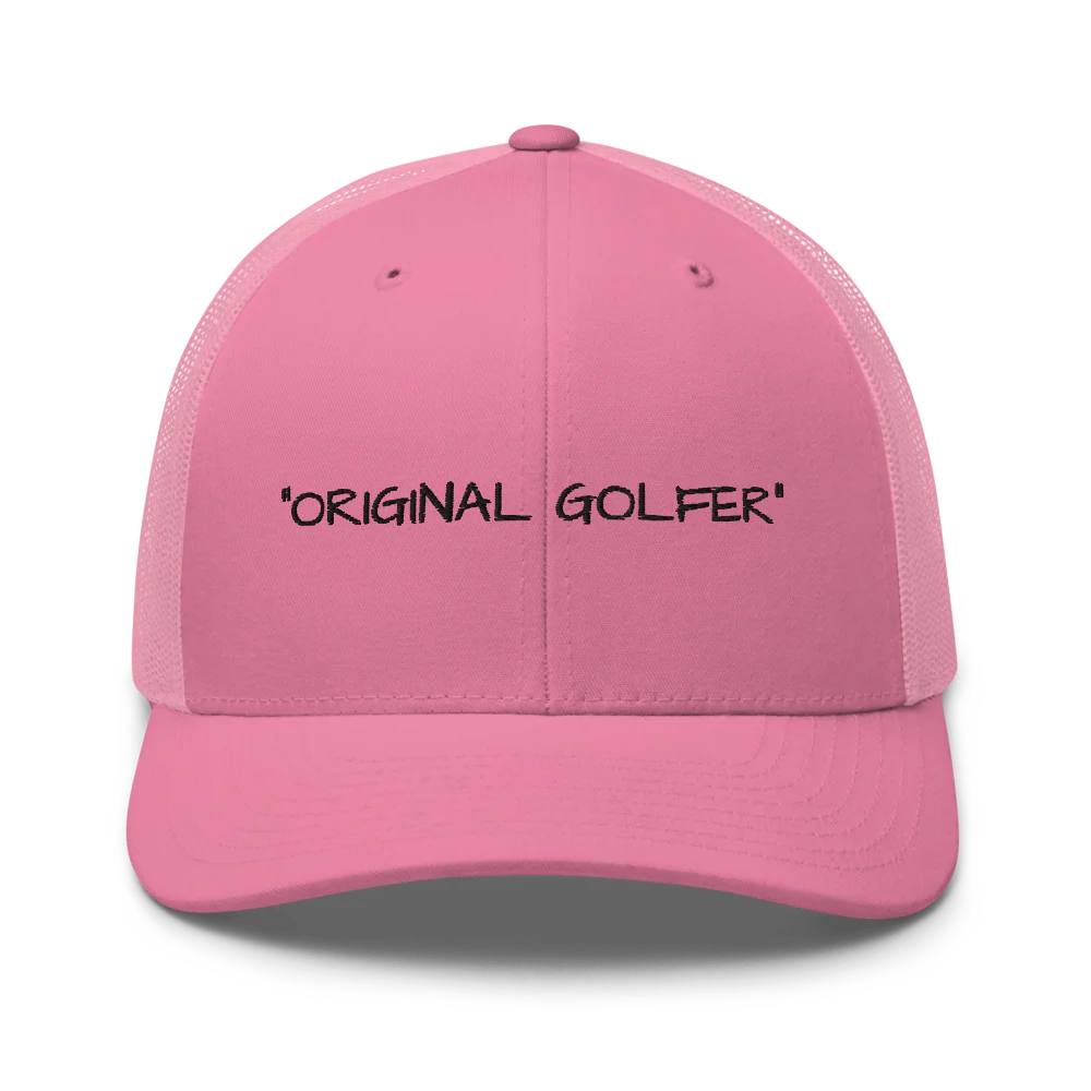 Retro Trucker Hat | Original Golfer- Sticks & Bag Golf