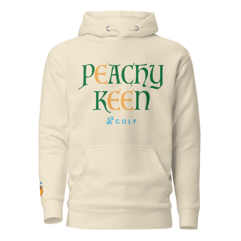 Premium Hoodie | Peachy Keen- Sticks & Bag Golf
